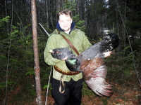 Таким охотник был до нападения зверя