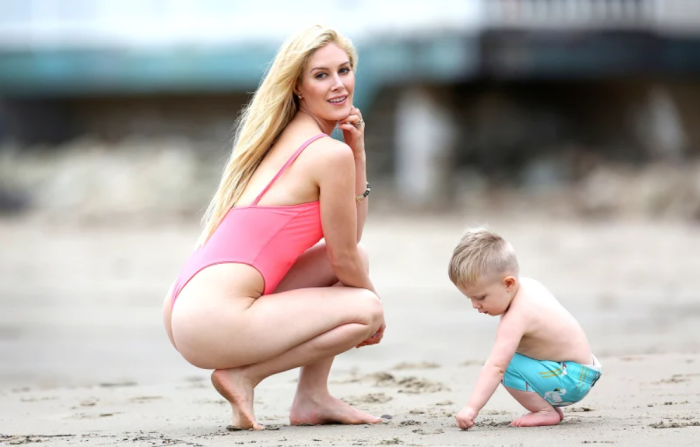 Хайди Монтаг с сыном