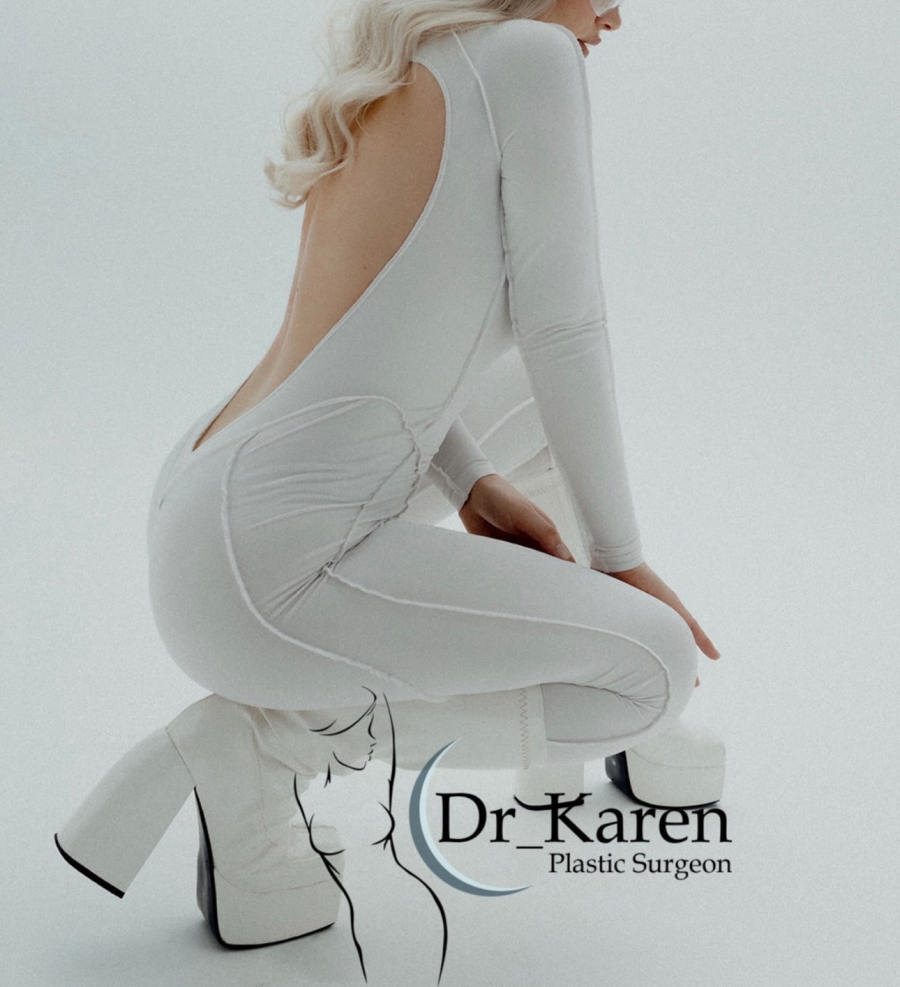 Пациентка пластического хирурга Карена Пайтяна после комплексной коррекции тела.