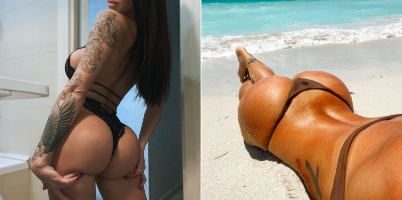 Пациентка пластического хирурга Дмитрия Крысина до и после глютеопластики