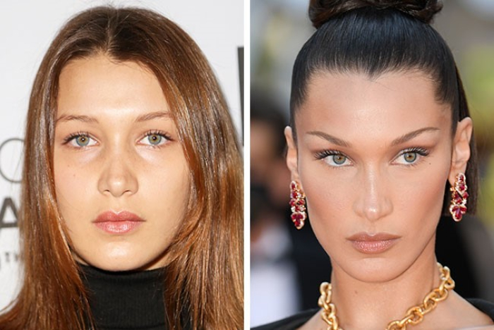 «Лисьи глазки» у Беллы Хадид