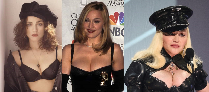 Мадонна сделала увеличение груди.